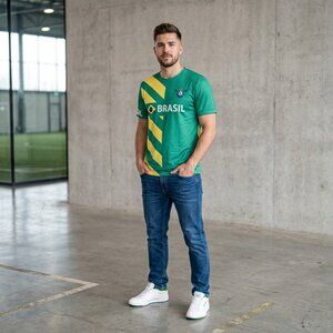 Camisa Do Brasil Verde Tamanho L